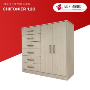 CHIFONIER ORLANDI 120 NORDICO BLANCO