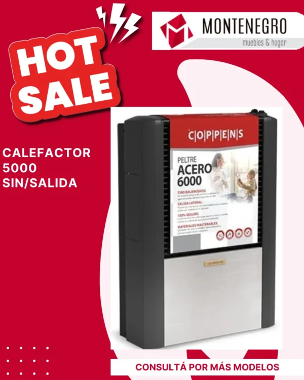 CALEFACTOR COPPENS 6000 TB IZQUIERDO C60BIPAM