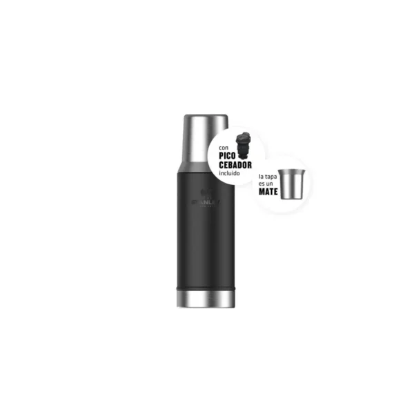 TERMO- MATE STANLEY 800ML NEGRO
