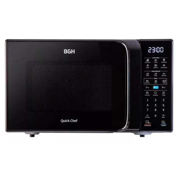 MICROONDAS BGH DIGITAL GRILL BLACK B223DN20I 23LTS