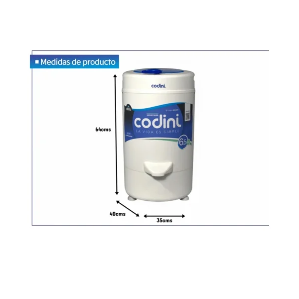 SECARROPA CODINI ADVANCE 6.5KG 2870 - Imagen 3