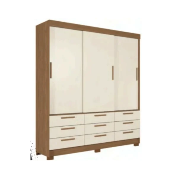 PLACARD AUD SANTOS ANDIRA 3PTAS 9CAJ JATOBA/ARENA