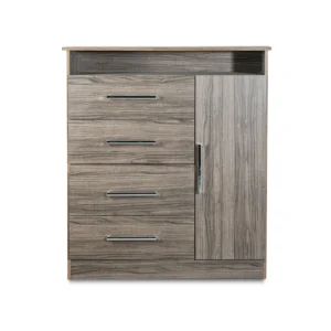COMODA TV 4 CAJONES 1 PUERTA