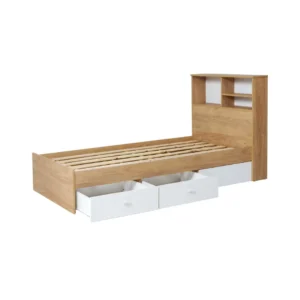 CAMA 080 RICCHEZZE ECOPACK REPISA 2CAJ HICKORY/BLANCO