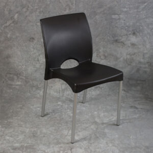 SILLA AVELINO BOSTON NEGRA P.METALICAS