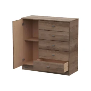 COMODA MOSCONI 5CAJ 1PTA GREI 57153