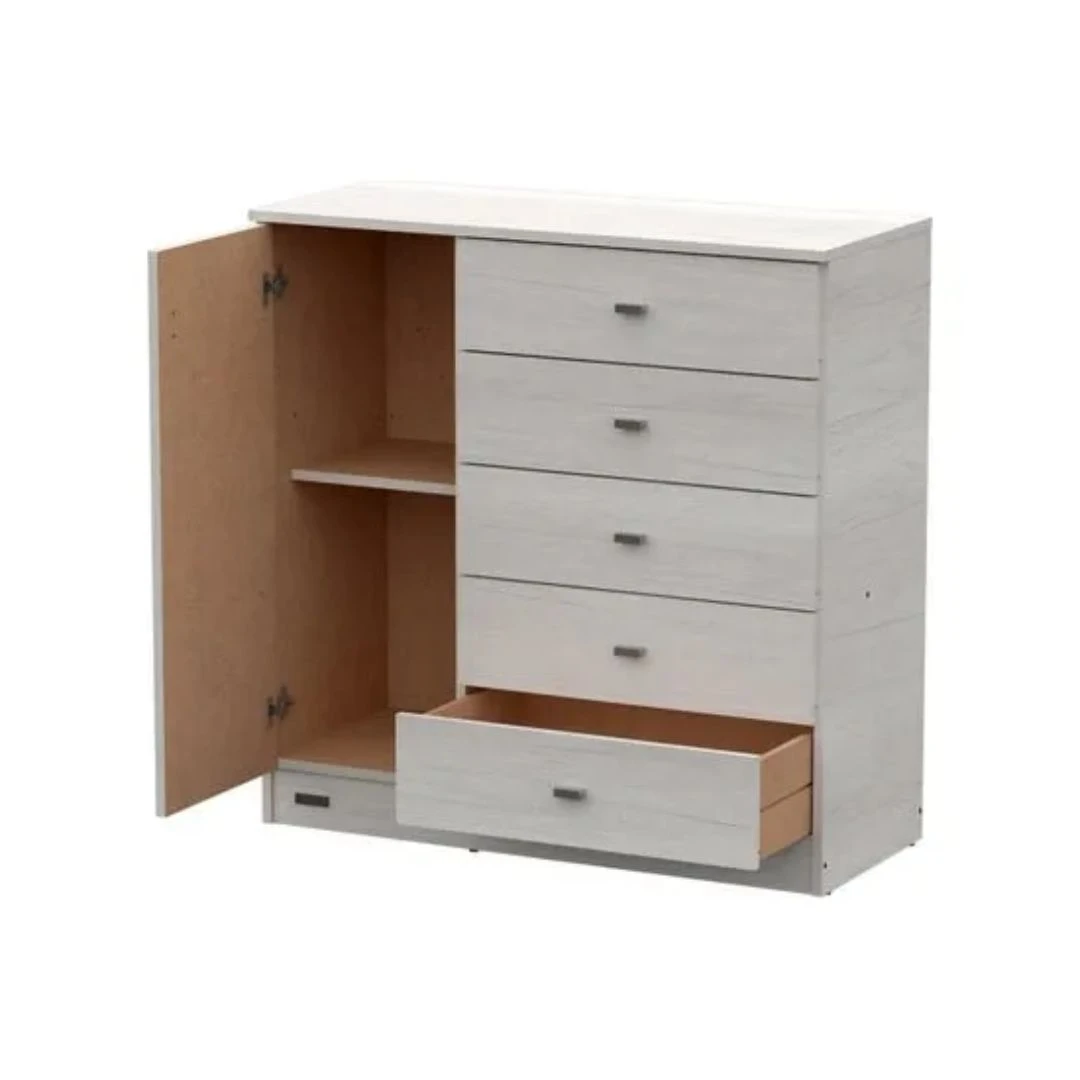 COMODA MOSCONI 5CAJ 1PTA GREI 57153 - Imagen 2