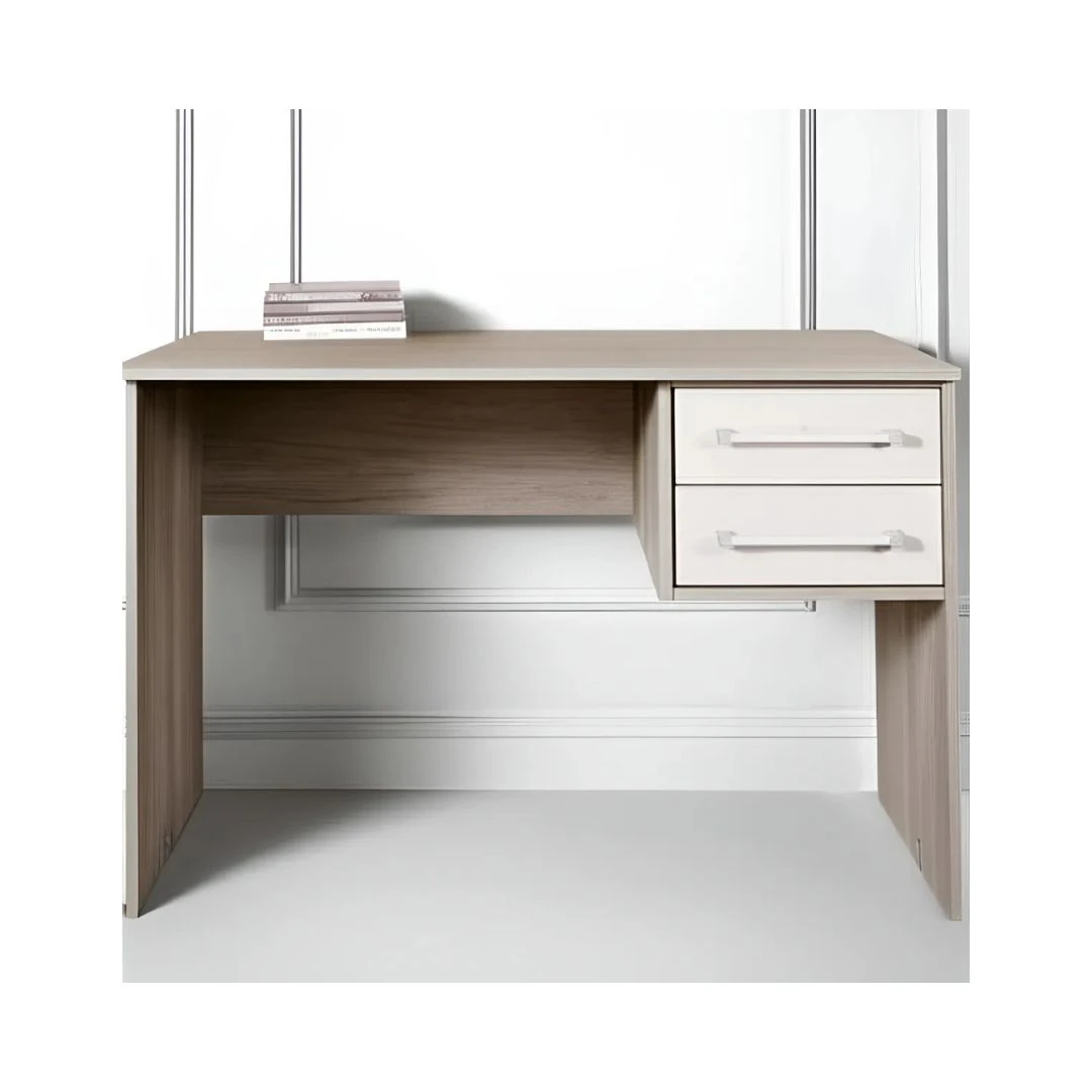 ESCRITORIO RICCHEZZE MESINA 110 NEBRASKA GRIS/PINO BCO