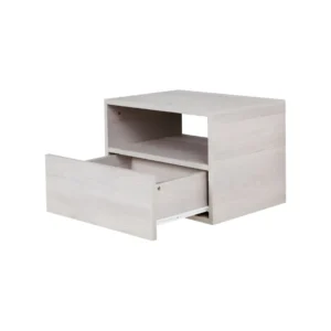 MESA DE LUZ RICCHEZZE FLOTANTE 1C MURANO PINO BLANCO