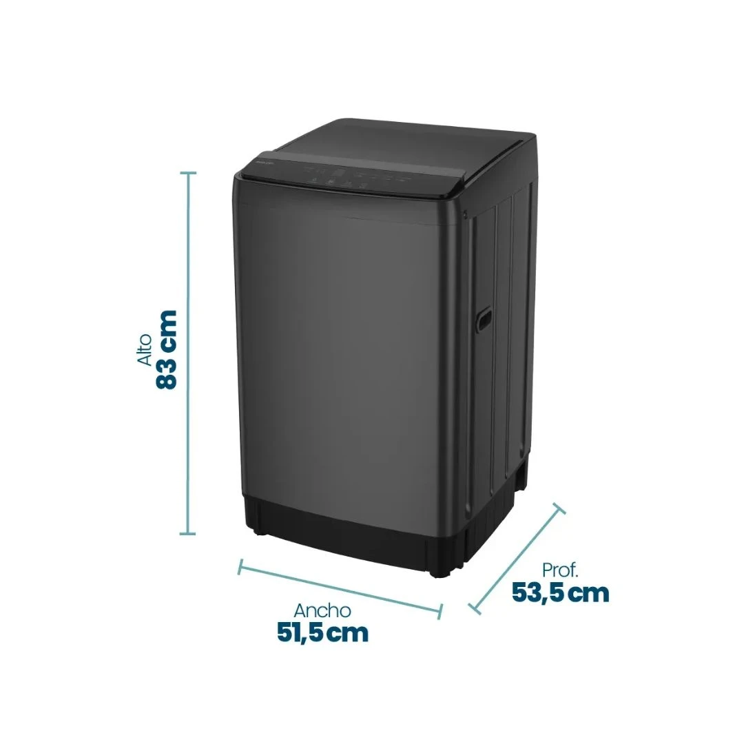 LAVARROPA PHILCO 5 KG CARGA SUPERIOR PHLS67GN - Imagen 2